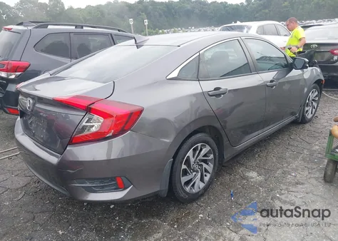2018 Honda Civic Ex z USA, uszkodzony, nr VIN 2HGFC2F78JH501976